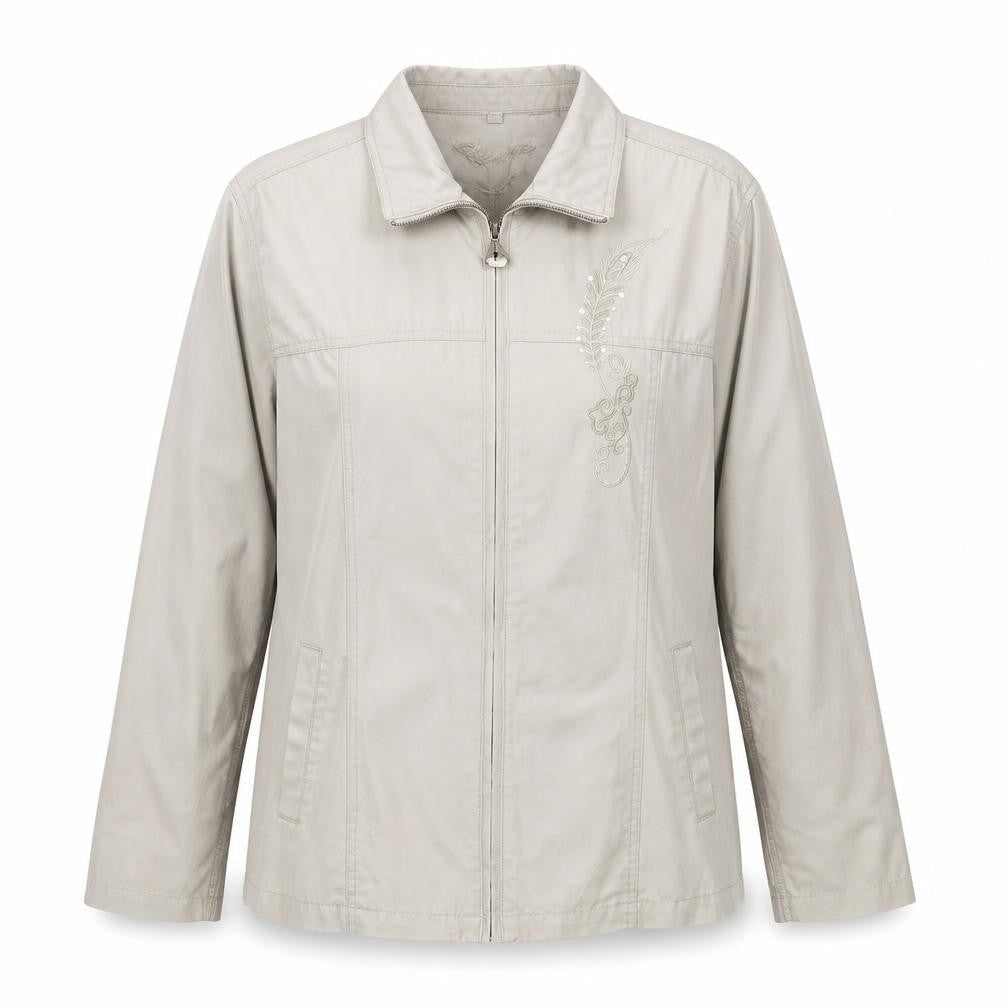 Womens UK Size XL Reflections Beige Jacket