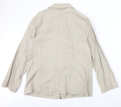 Womens UK Size XL Reflections Beige Jacket