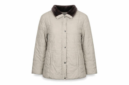 Womens UK Size L Anne De Lancay Beige Jacket