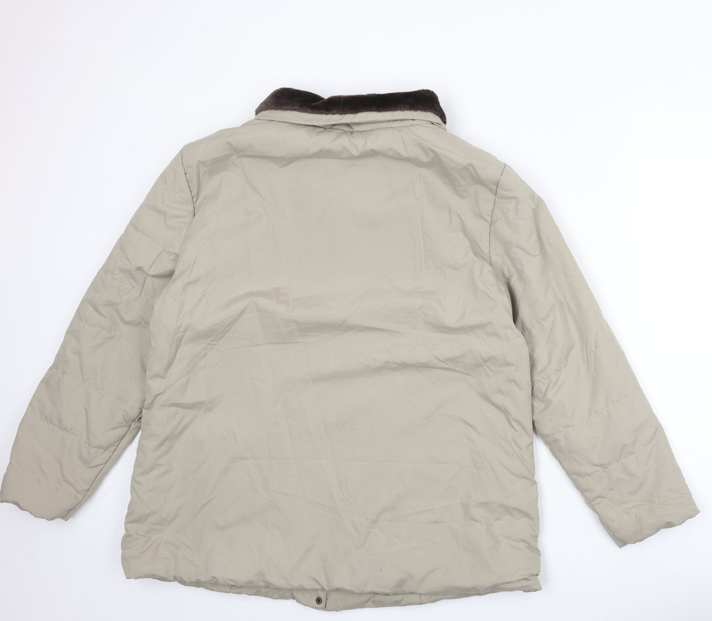 Womens UK Size L Anne De Lancay Beige Jacket