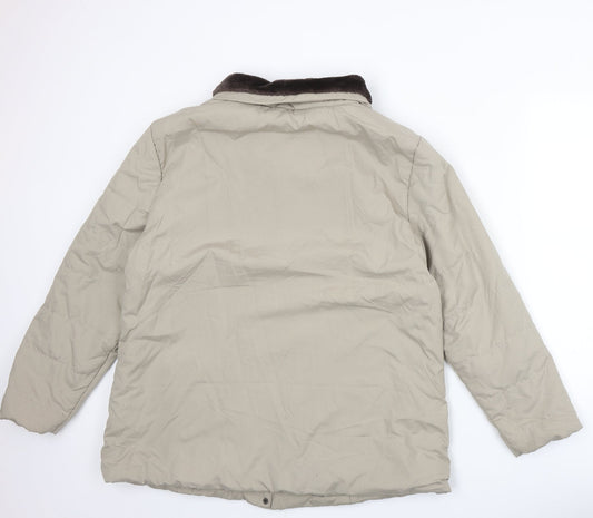 Womens UK Size L Anne De Lancay Beige Jacket