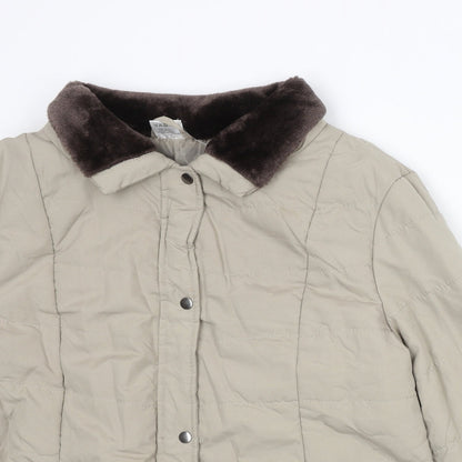 Womens UK Size L Anne De Lancay Beige Jacket