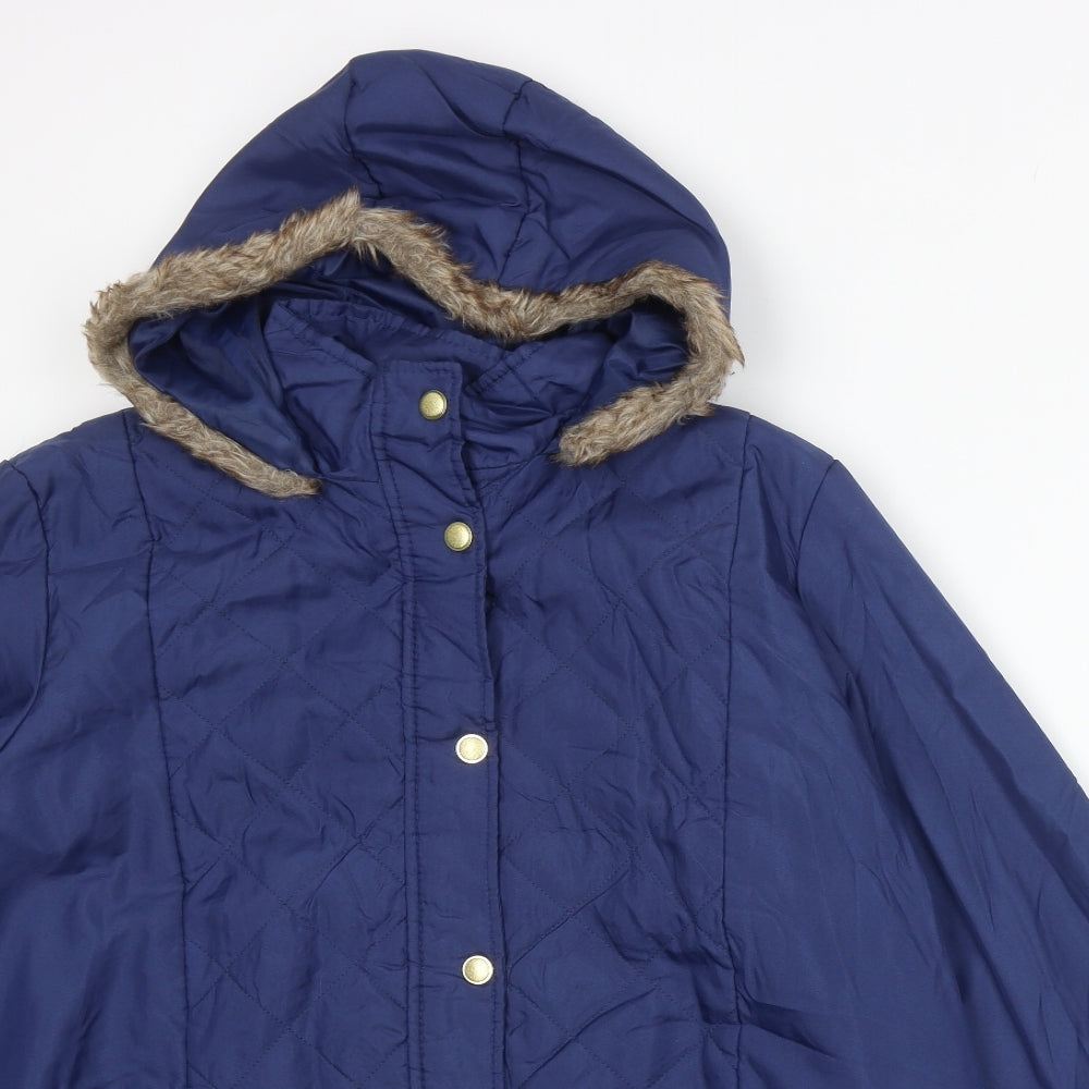 Womens UK Size L Anne De Lancay Blue Jacket