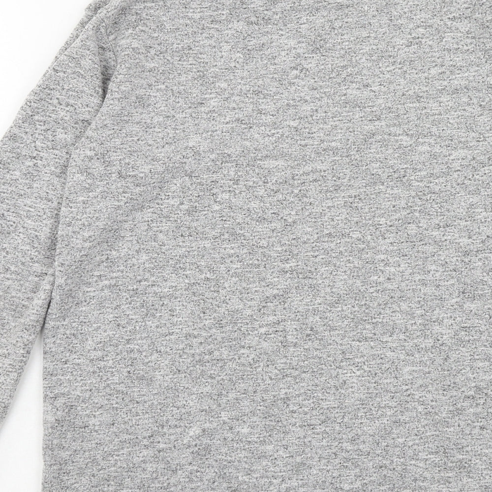 Atmoshere Womens Grey Round Neck Polyester Pullover Jumper Size 10