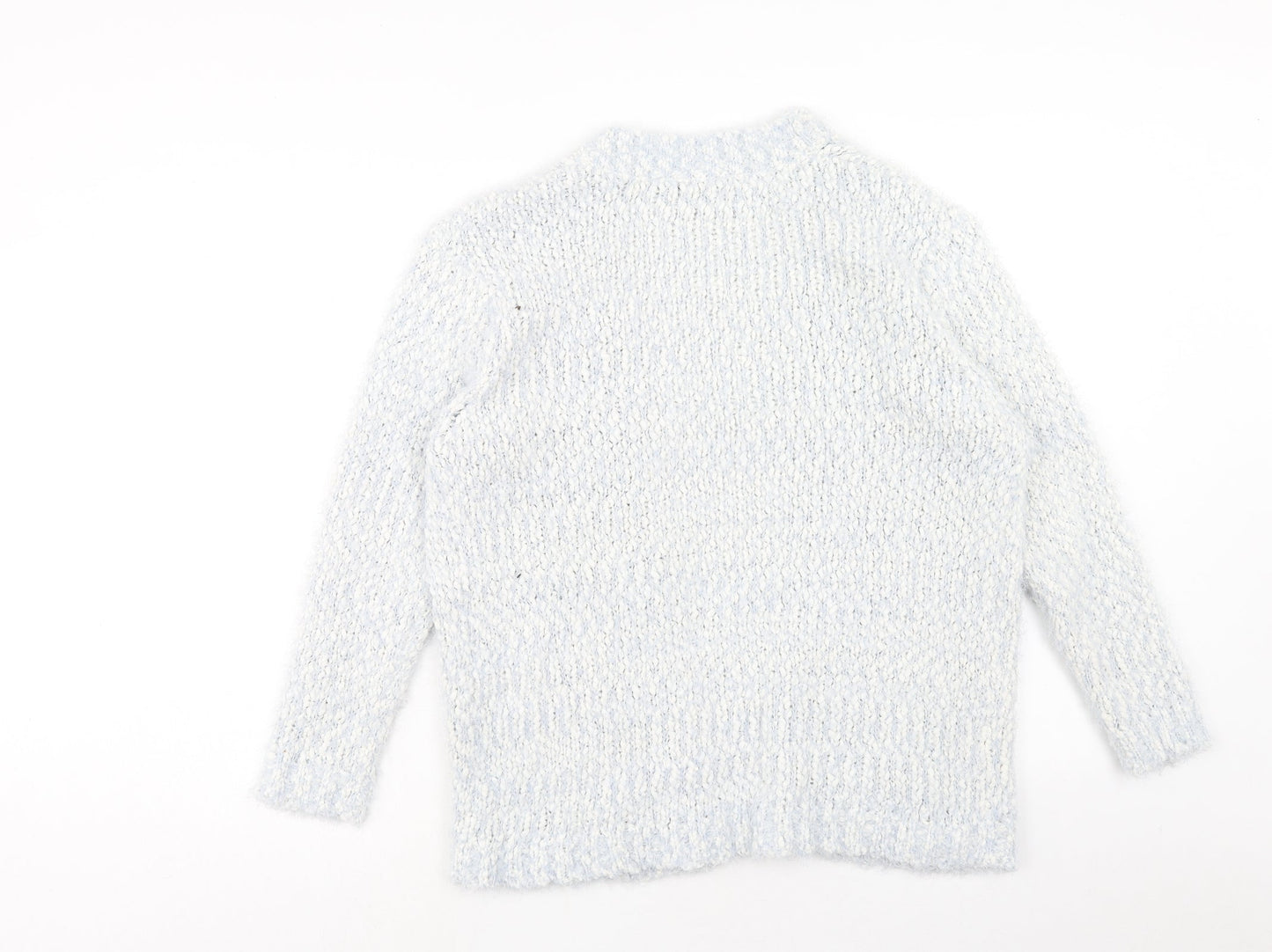 Womens UK Size S Peacocks Blue Cardigan Jumper