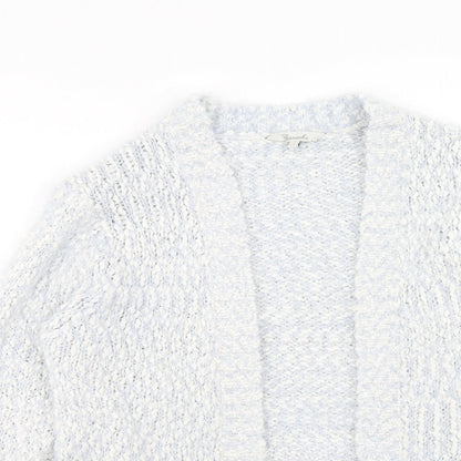 Womens UK Size S Peacocks Blue Cardigan Jumper
