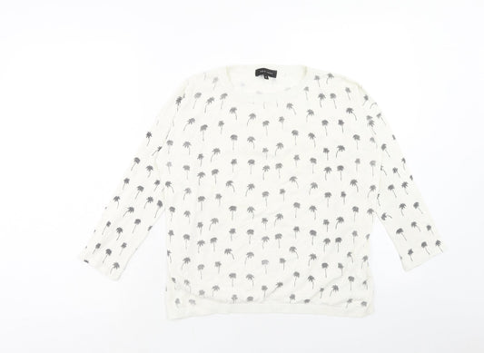 Womens UK Size 8 New Look White Pullover Jumper