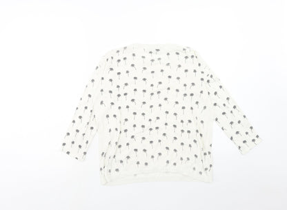 Womens UK Size 8 New Look White Pullover Jumper
