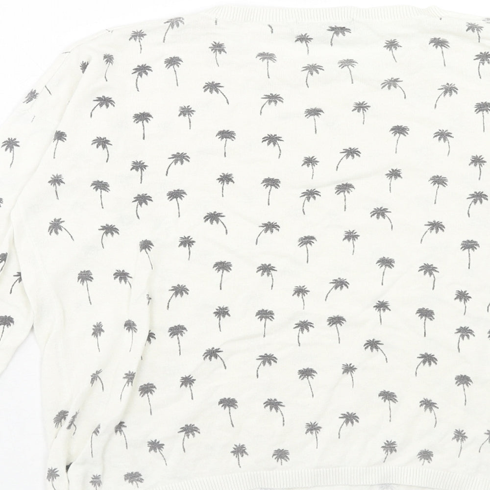 Womens UK Size 8 New Look White Pullover Jumper