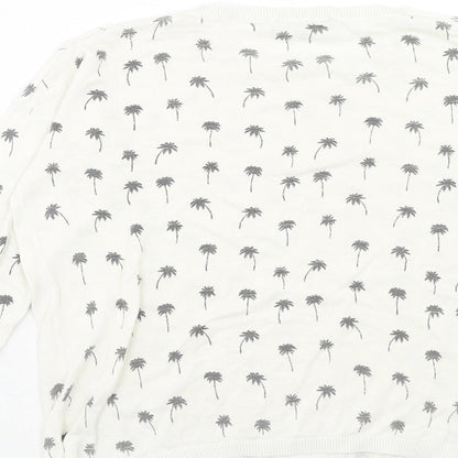 Womens UK Size 8 New Look White Pullover Jumper