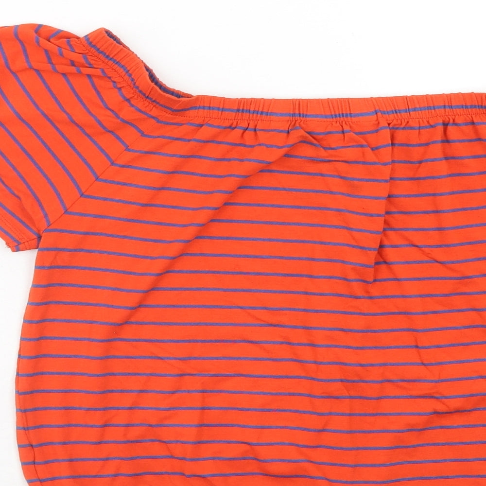 Womens UK Size 10 NEXT Orange Basic T-Shirt