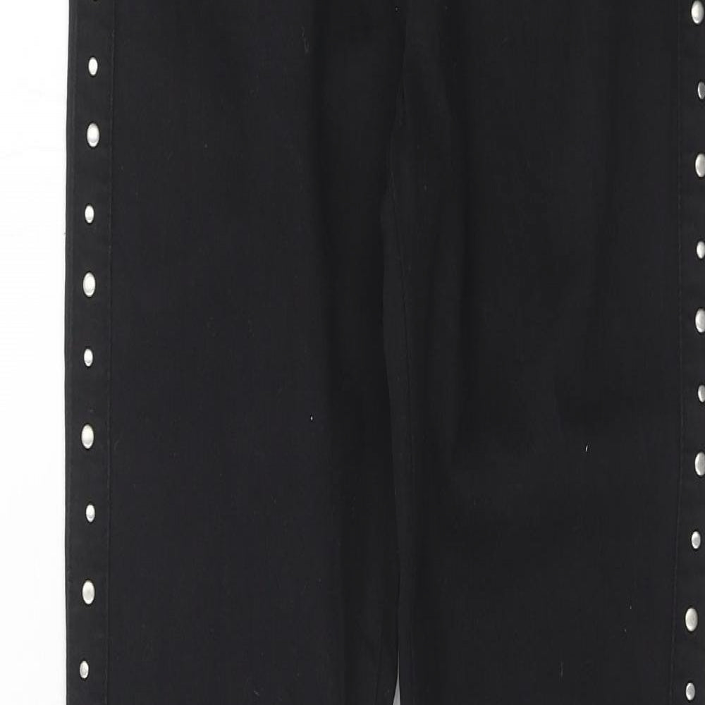 TU Womens Black Cotton Skinny Jeans Size 8 Regular