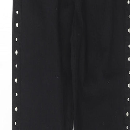 TU Womens Black Cotton Skinny Jeans Size 8 Regular
