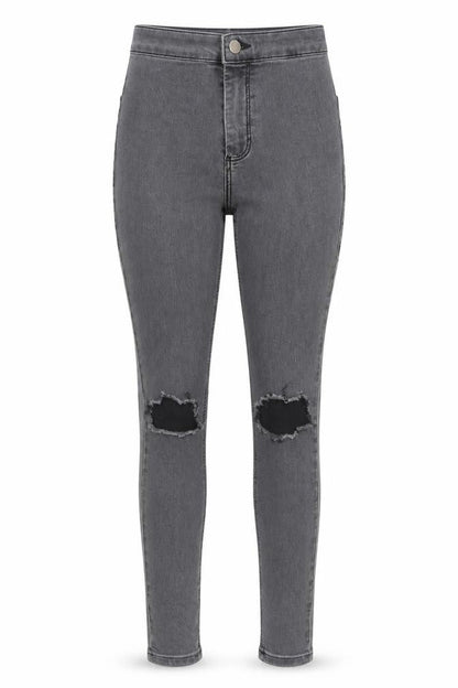 Womens UK Size 24 in Topshop Regular Fit Jegging Grey Jeans