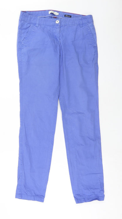Womens UK Size 8 TOM TAILOR Regular Fit Chino Purple Trousers