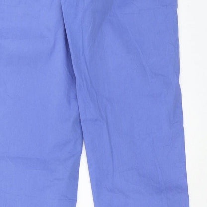 Womens UK Size 8 TOM TAILOR Regular Fit Chino Purple Trousers