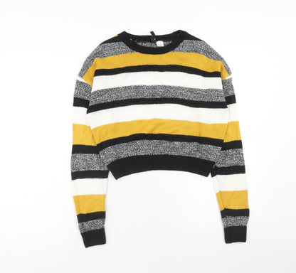 Womens UK Size S H&M Multicoloured Pullover Jumper