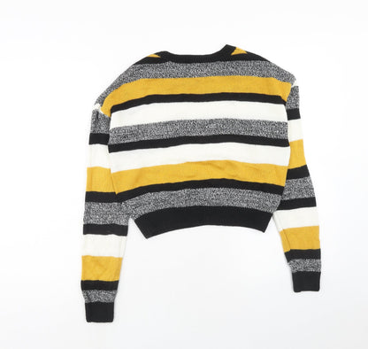 Womens UK Size S H&M Multicoloured Pullover Jumper