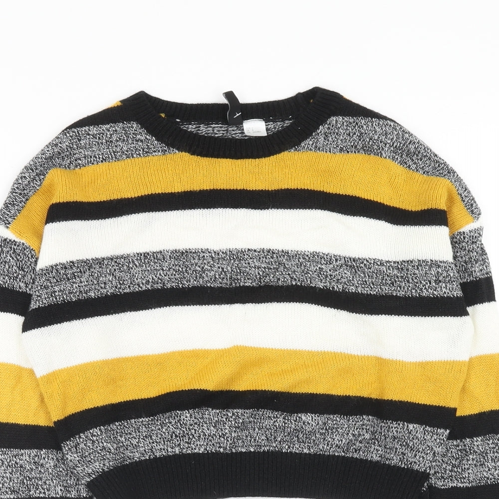 Womens UK Size S H&M Multicoloured Pullover Jumper