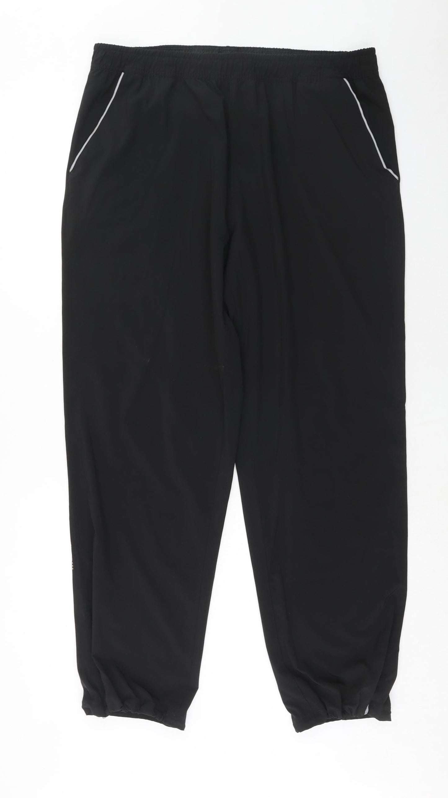 Womens UK Size L H&M Regular Fit  Black Trousers