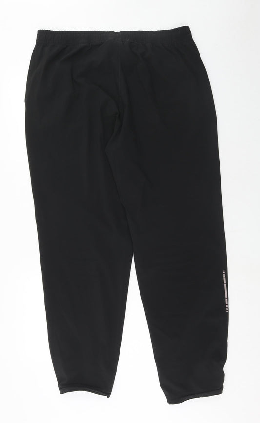 Womens UK Size L H&M Regular Fit  Black Trousers