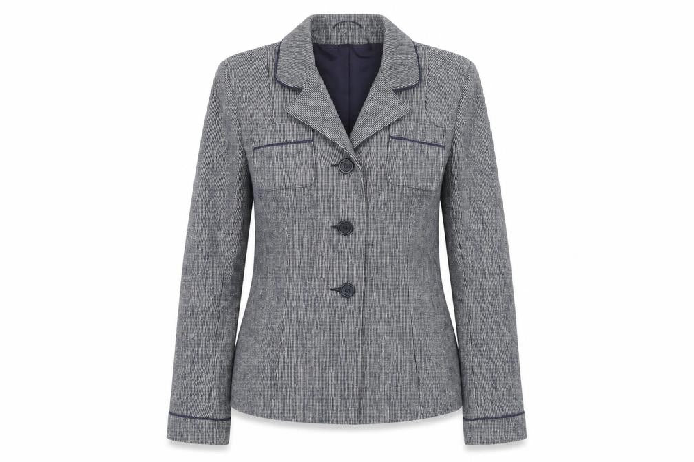 Womens UK Size 12 Preworn Regular Blue Blazer