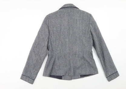 Womens UK Size 12 Preworn Regular Blue Blazer