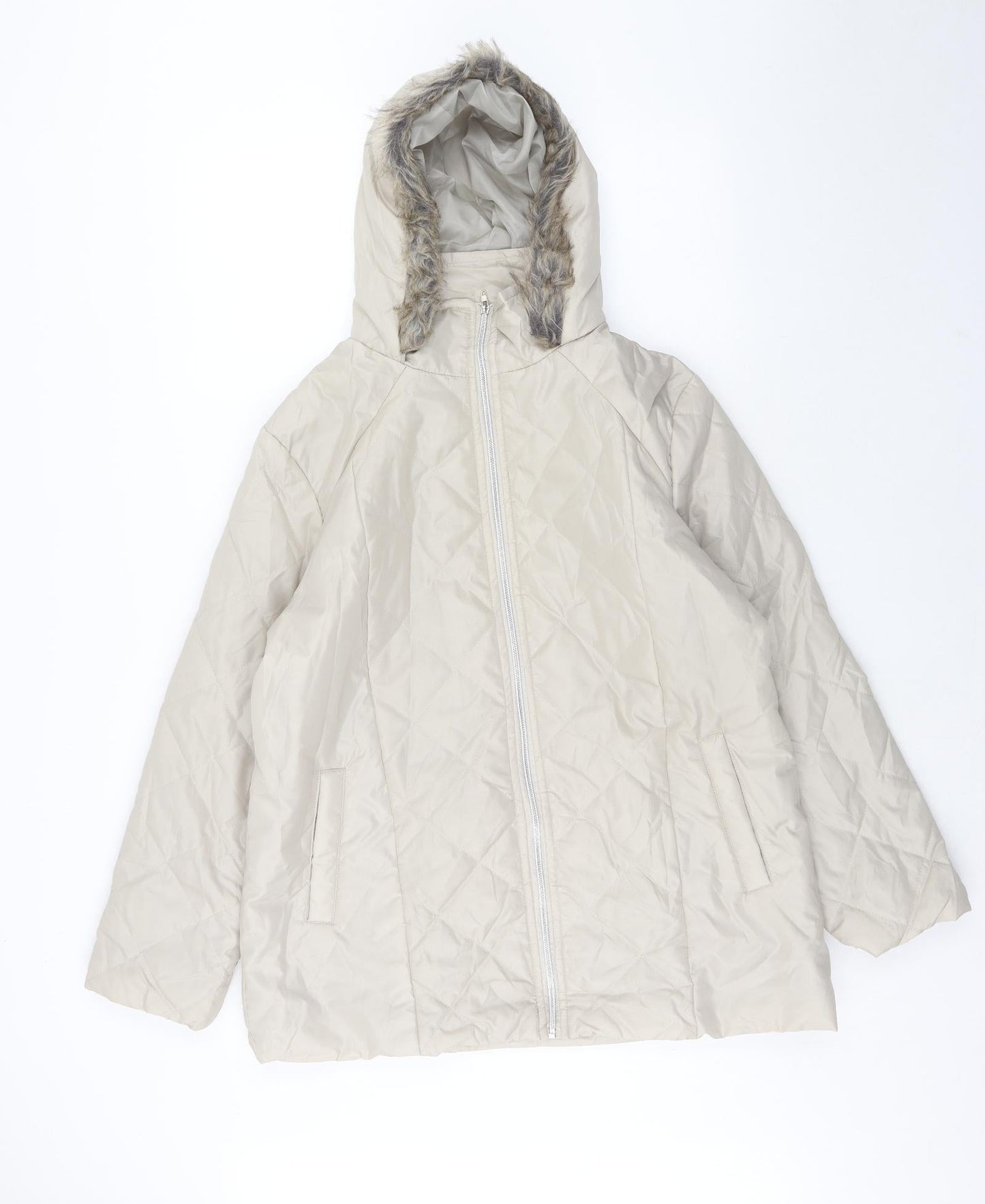 Womens UK Size M Anne De Lancay Beige Jacket