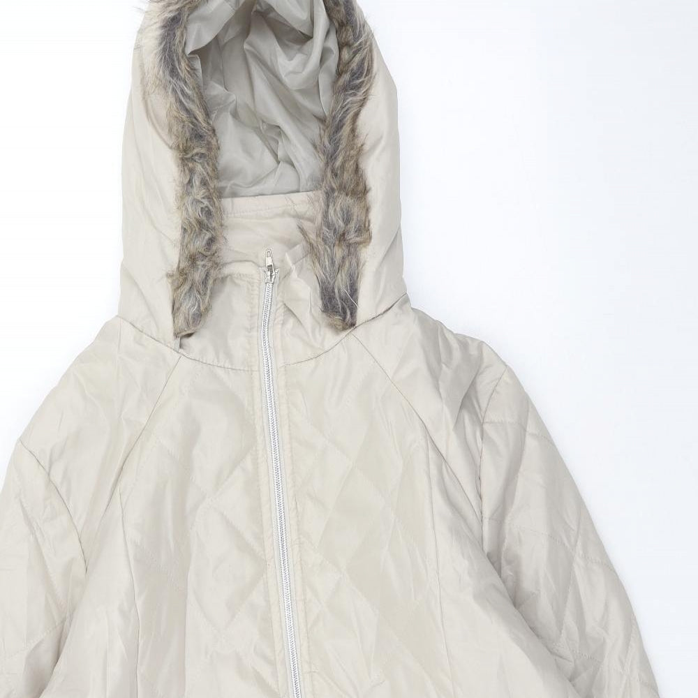 Womens UK Size M Anne De Lancay Beige Jacket