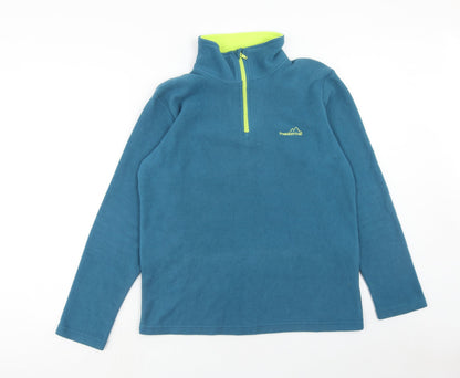 Freedom Mens Blue Polyester Pullover Sweatshirt Size S