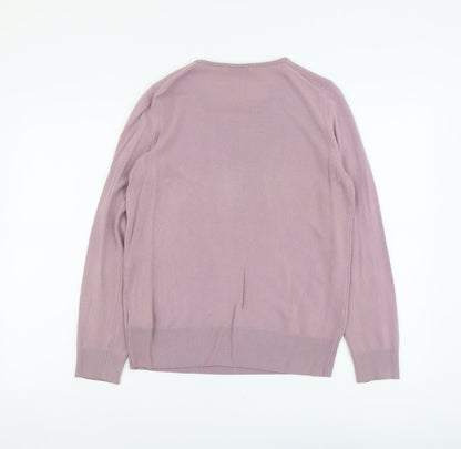 Womens UK Size 12 Marks and Spencer Purple Pullover Jumper
