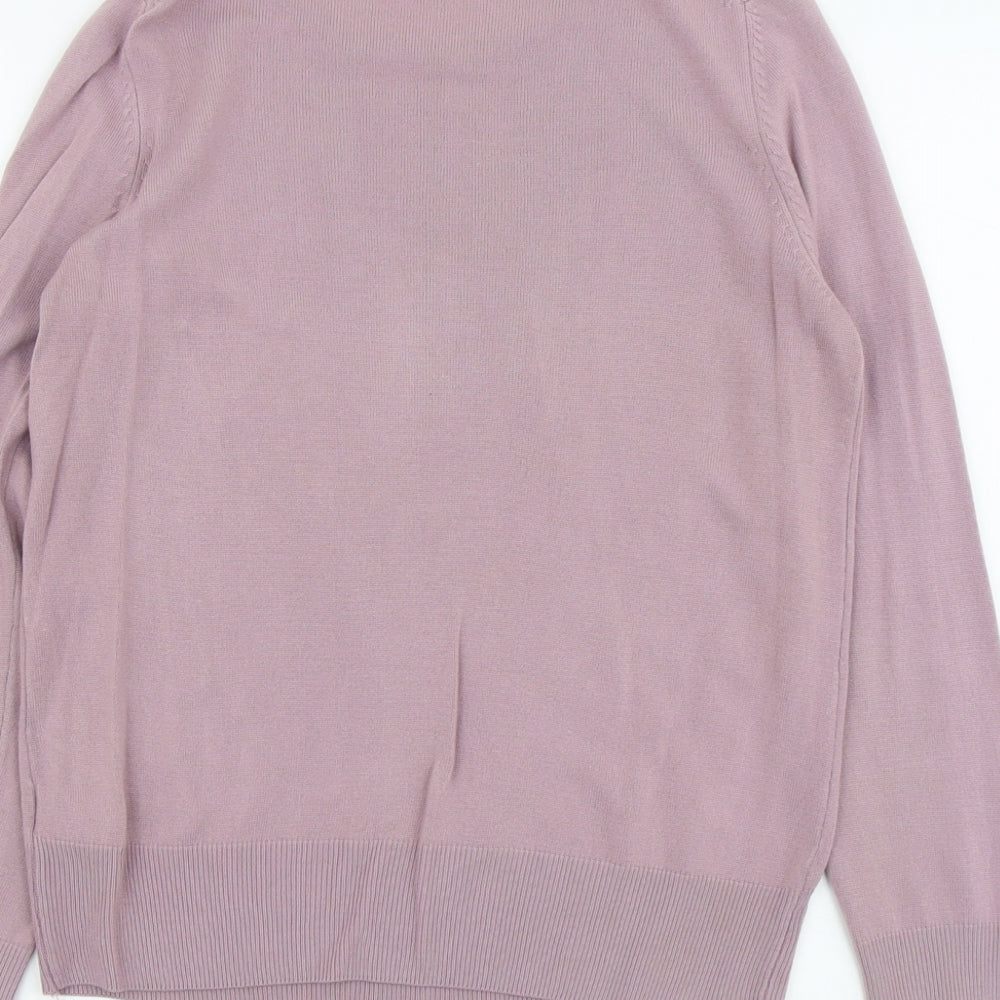Womens UK Size 12 Marks and Spencer Purple Pullover Jumper