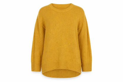 Womens UK Size L New Look Yellow Pullover Jumper
