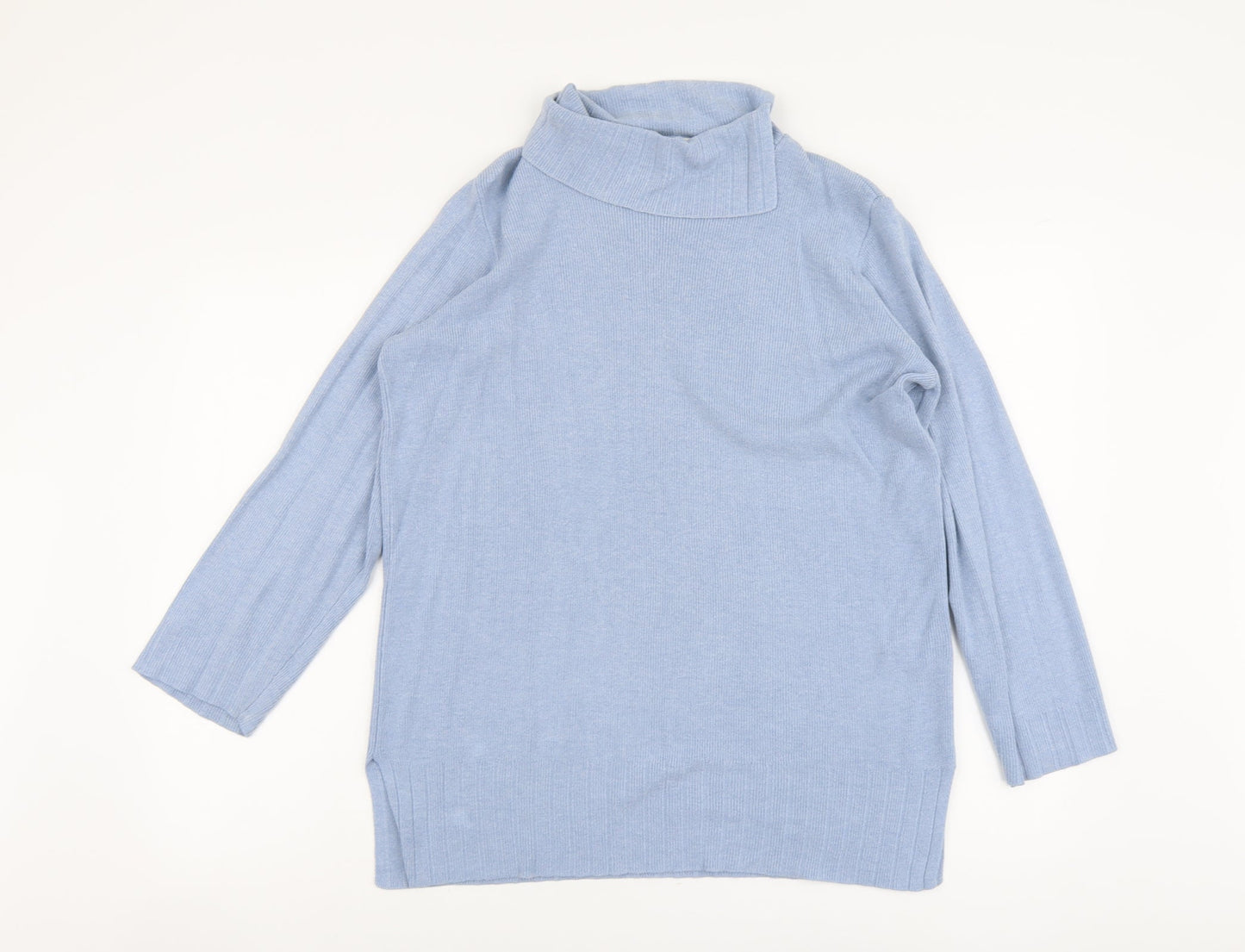 Womens UK Size 12 Marks and Spencer Blue Pullover Jumper