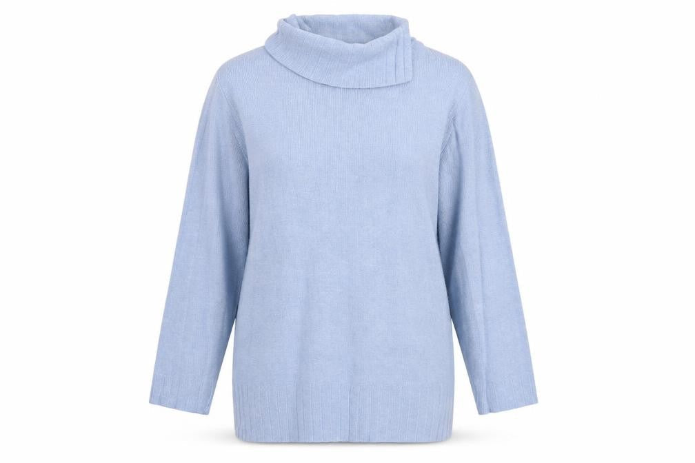 Womens UK Size 12 Marks and Spencer Blue Pullover Jumper
