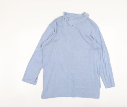 Womens UK Size 12 Marks and Spencer Blue Pullover Jumper