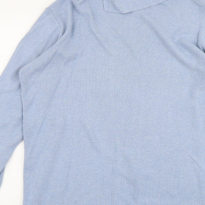 Womens UK Size 12 Marks and Spencer Blue Pullover Jumper
