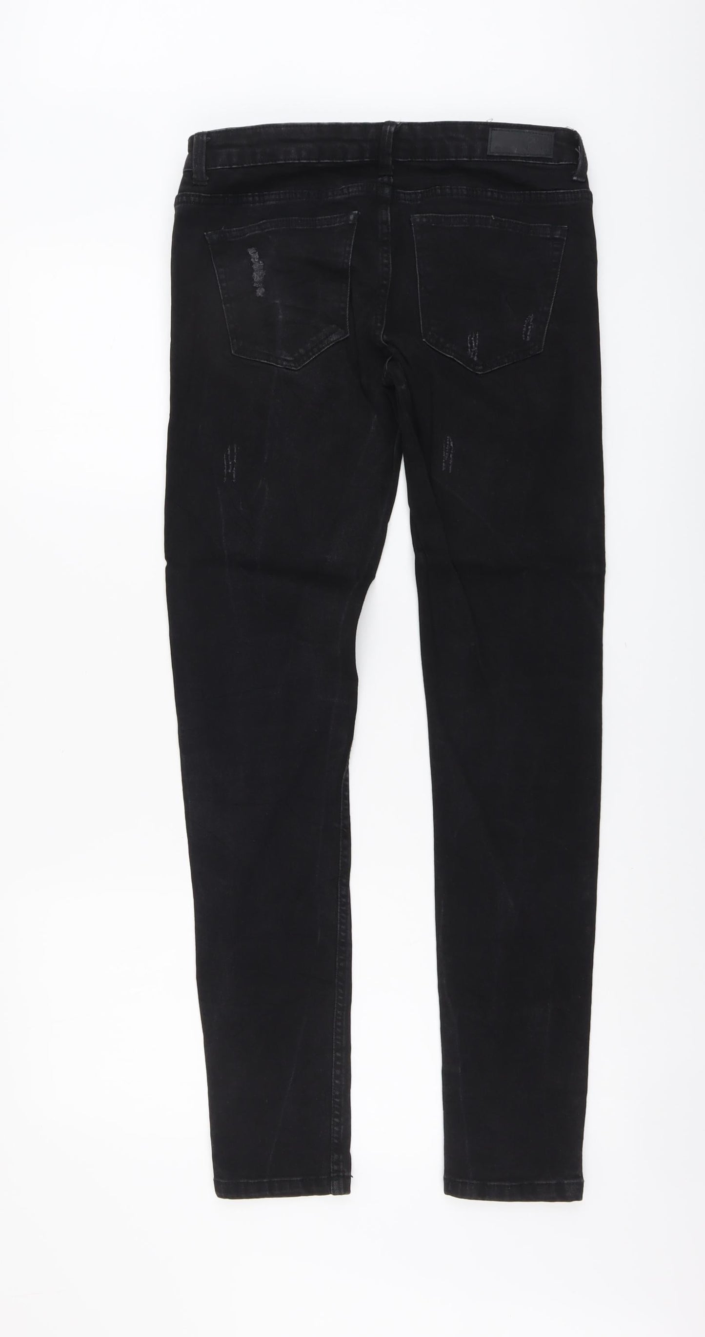Womens UK Size 30 in VERO MODA Regular Fit Skinny Black Jeans