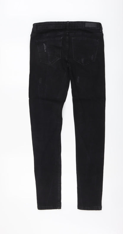 Womens UK Size 30 in VERO MODA Regular Fit Skinny Black Jeans