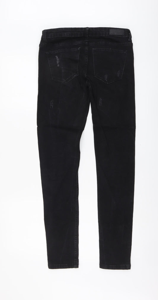 Womens UK Size 30 in VERO MODA Regular Fit Skinny Black Jeans