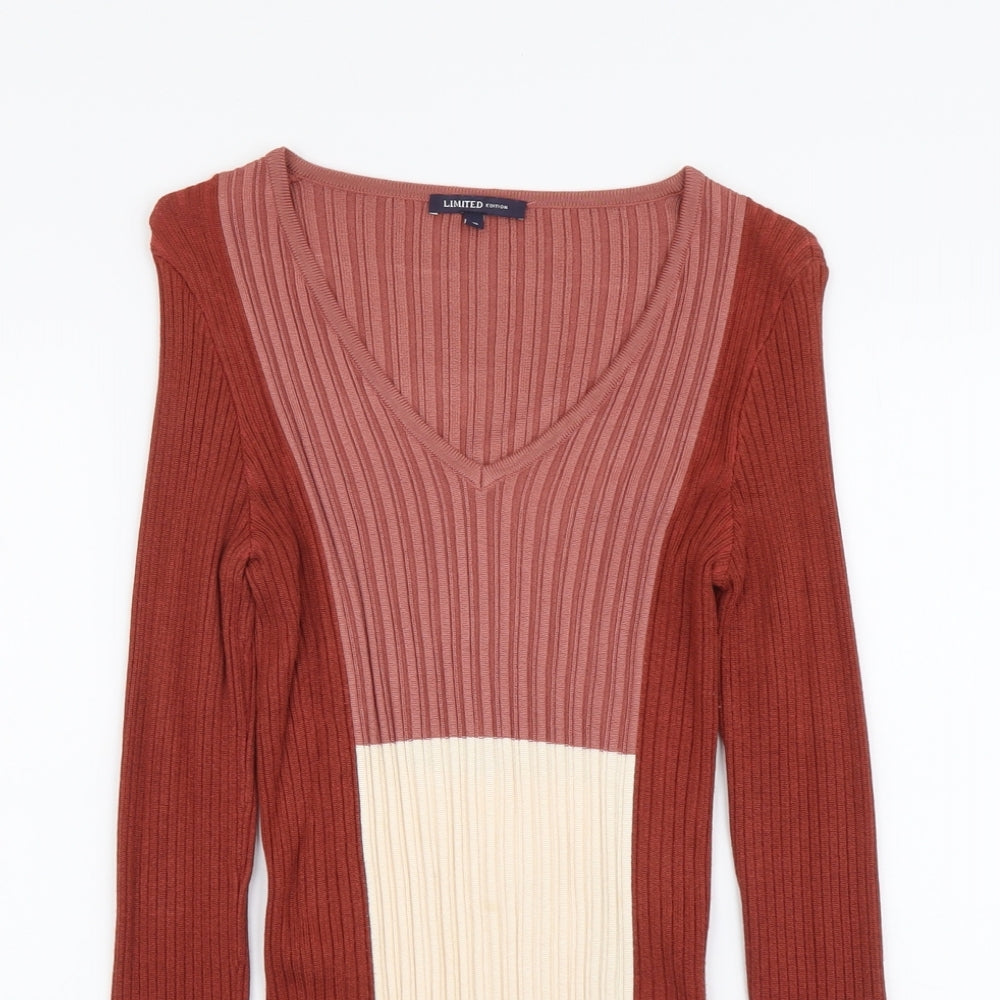 Womens UK Size 10 Marks and Spencer Multicoloured Pullover Jumper