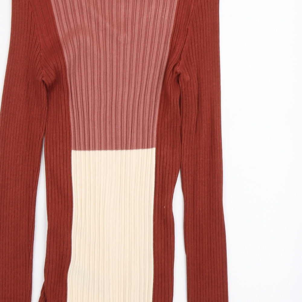 Womens UK Size 10 Marks and Spencer Multicoloured Pullover Jumper
