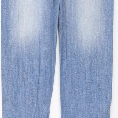Womens UK Size 4 H&M Regular Fit Skinny Blue Jeans