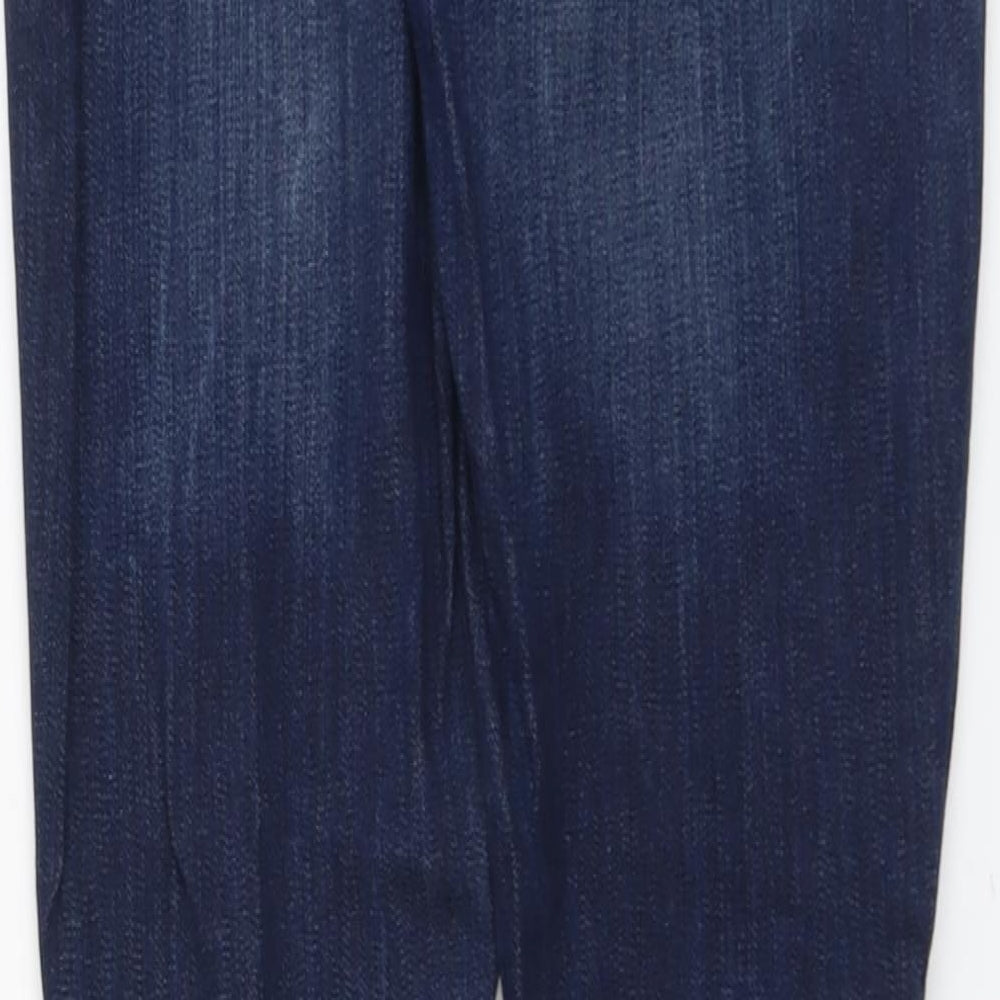 Gap Womens Blue Cotton Skinny Jeans Size 26 in L31 in Regular Button