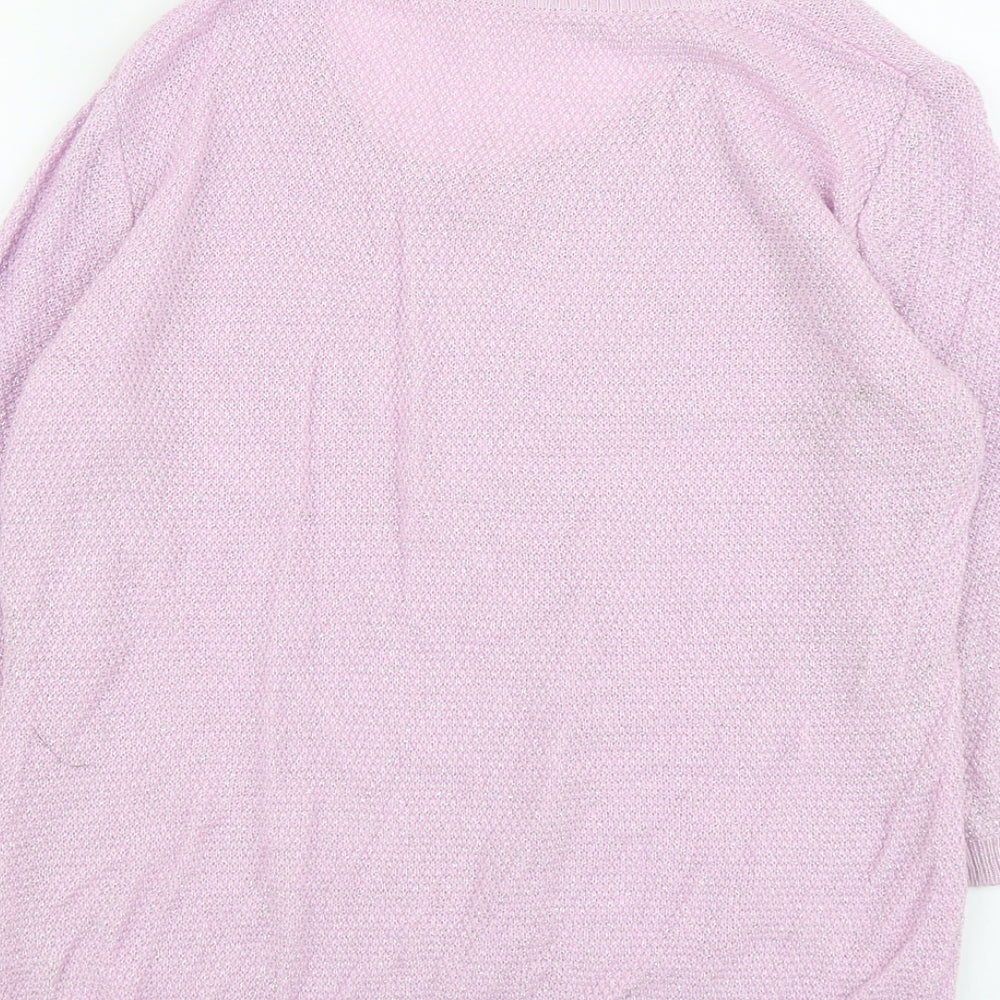 Womens UK Size 16 Preworn Purple Pullover Jumper