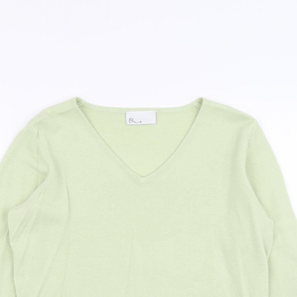Womens UK Size 14 BHS Green Pullover Jumper