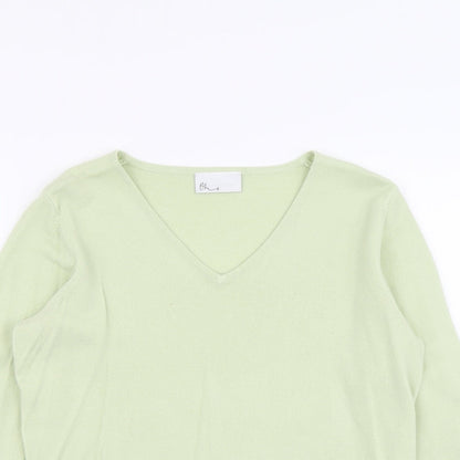 Womens UK Size 14 BHS Green Pullover Jumper
