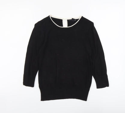 Womens UK Size S H&M Black Pullover Jumper