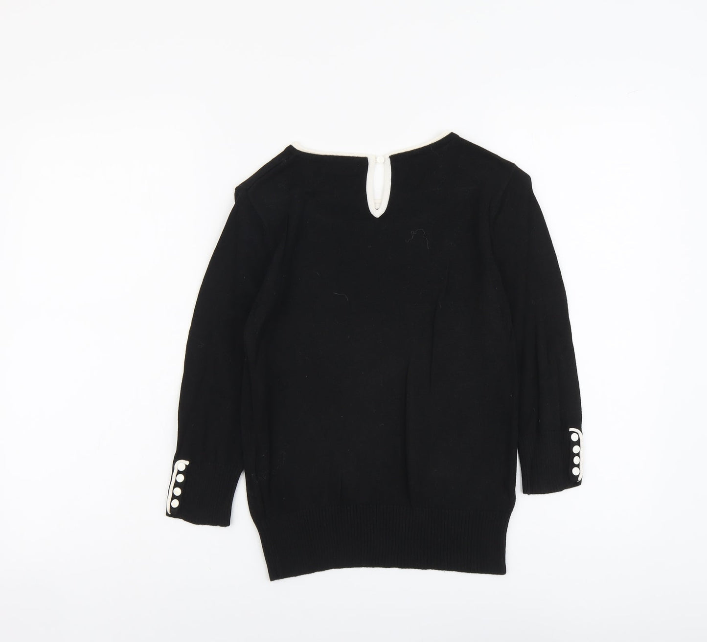 Womens UK Size S H&M Black Pullover Jumper