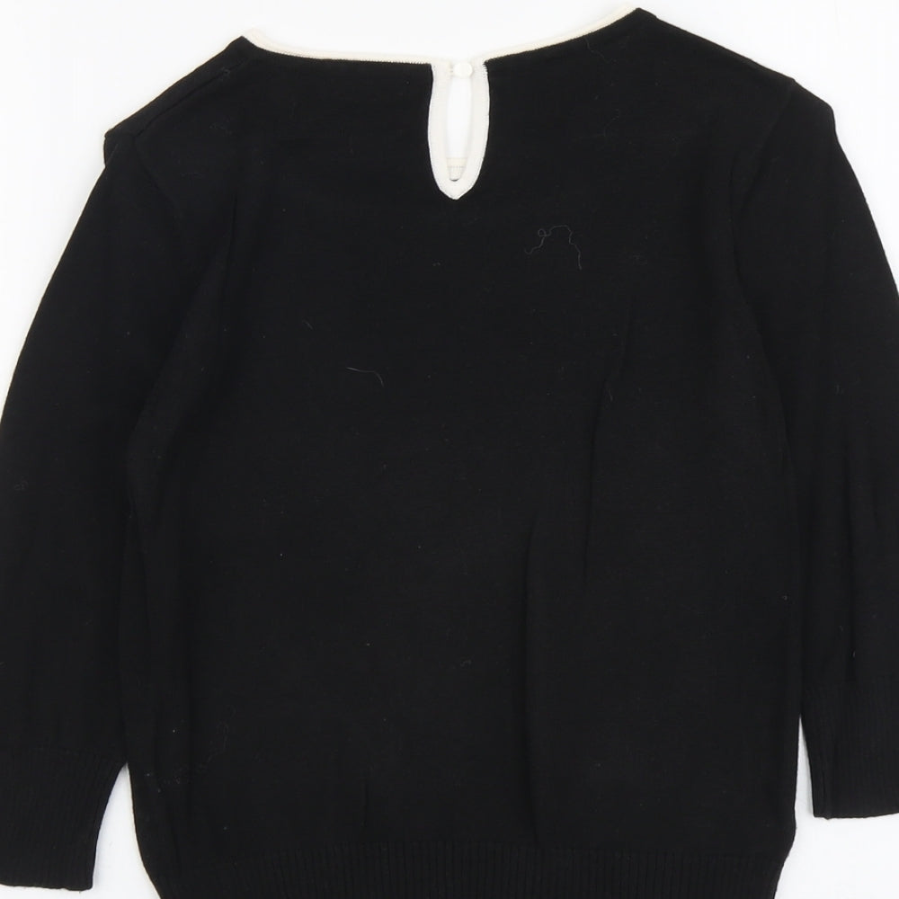 Womens UK Size S H&M Black Pullover Jumper